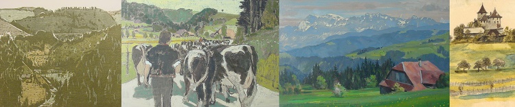Bilder der Landschaft, Porträts und Werke von Personen aus dem Emmental