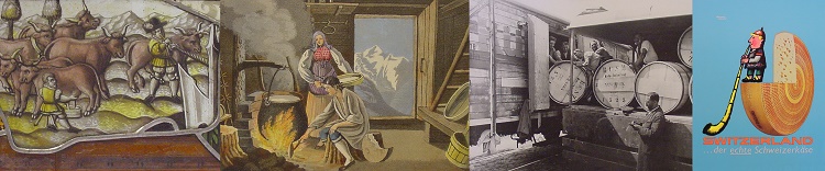 Schweizer Käse, Handel und Export, Milchwirtschaft, Milchlandschaften