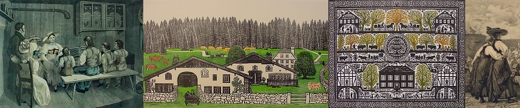 Alpkultur, ländliche Architektur, Volkskundliches, Volksmusik, Trachten, Tourismus