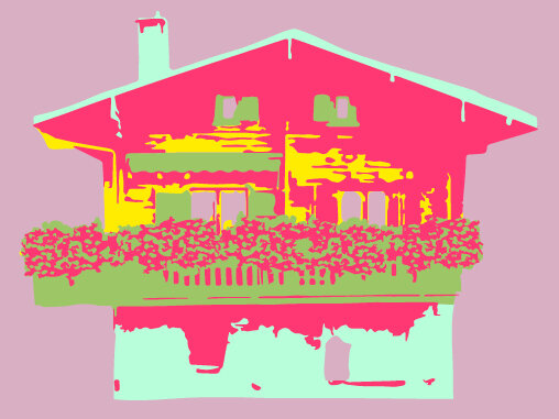 Chalet-Ausstellung in  der Villa Patumbah<br>